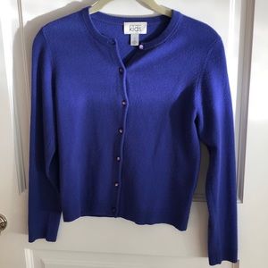 KIDS! Autumn Cashmere Violet/Royal Blue Cardigan